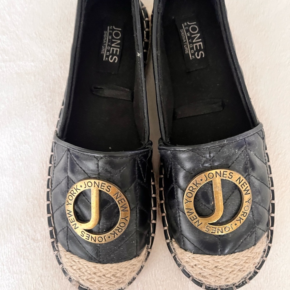 Jones New York Women's Black Espadrille Shoes